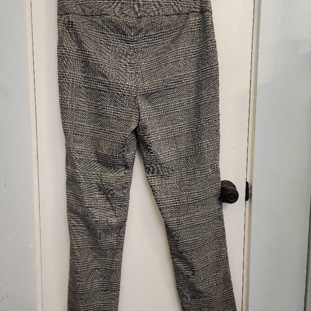 Maison D' Amelie Gray Plaid Pants Sparkle - Picture 11 of 13